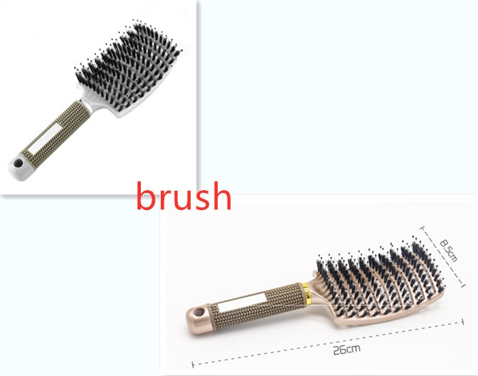 anti tangle hair brush
