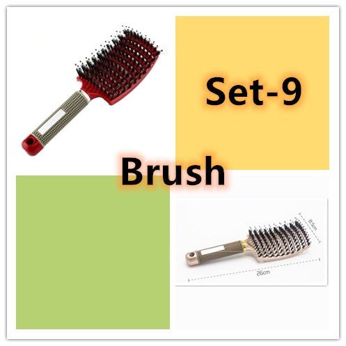 anti tangle hair brush