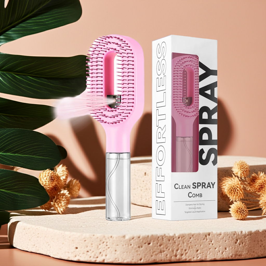 Virelia Hydriva — Hydrating Hair Brush with Sprayer