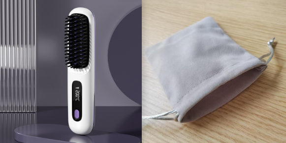 cordless straightening brush