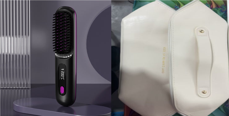 cordless straightening brush