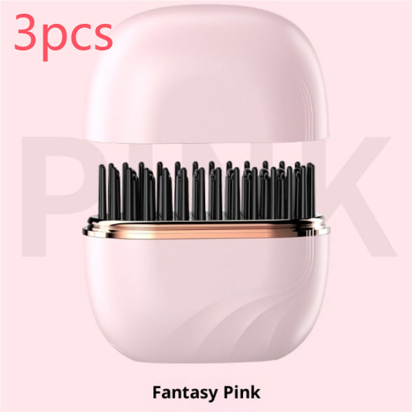 mini hair straightening comb wireless portable styling