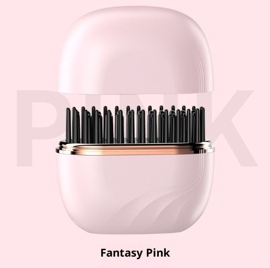 mini hair straightening comb wireless portable styling