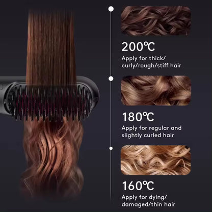 cordless straightening brush
