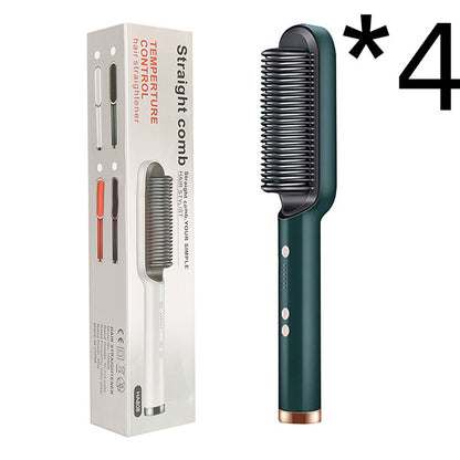 2-in-1 hair straightener comb