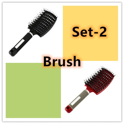 anti tangle hair brush