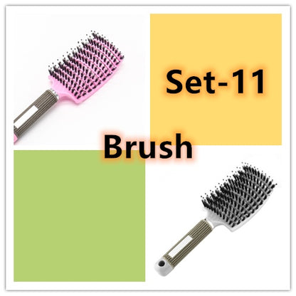 anti tangle hair brush