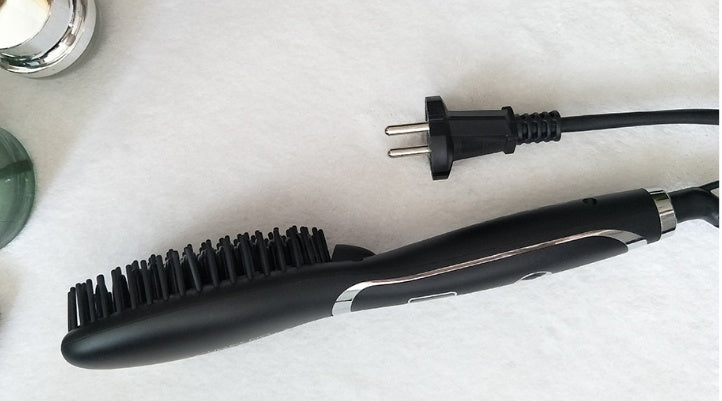 ceramic hair straightening brush