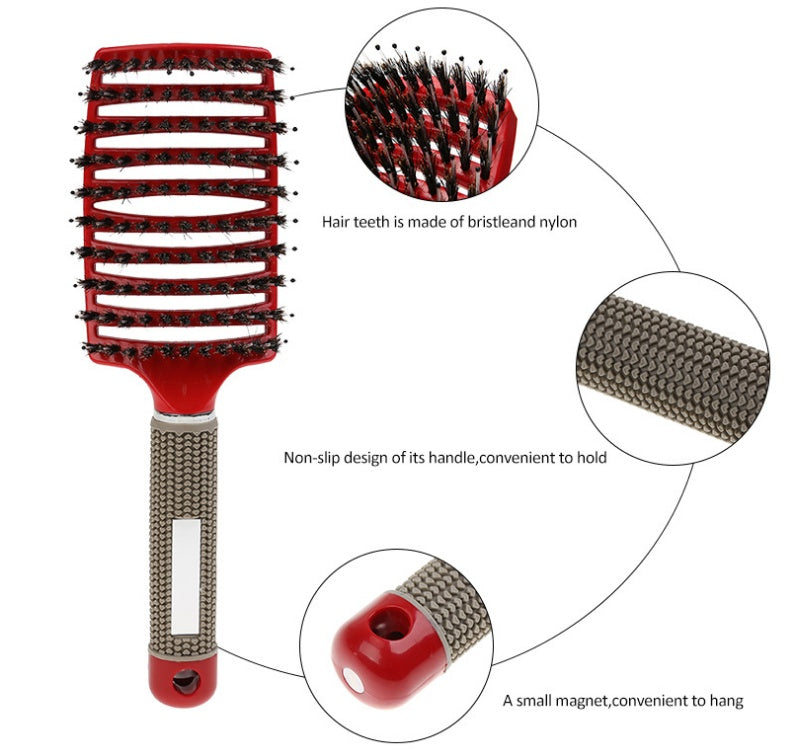 anti tangle hair brush