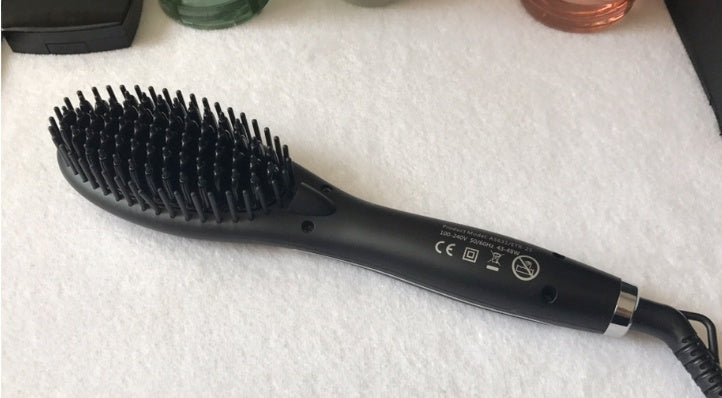 ceramic hair straightening brush