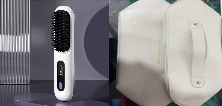 cordless straightening brush