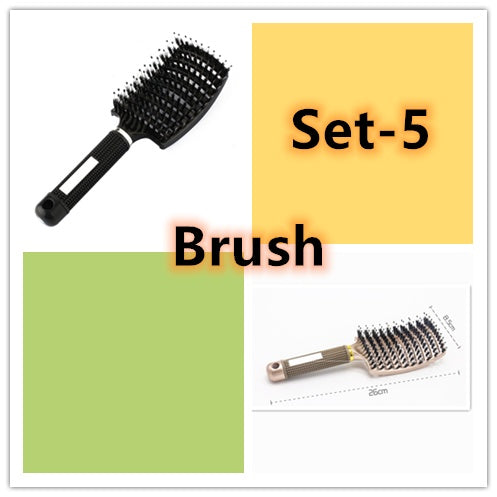 anti tangle hair brush