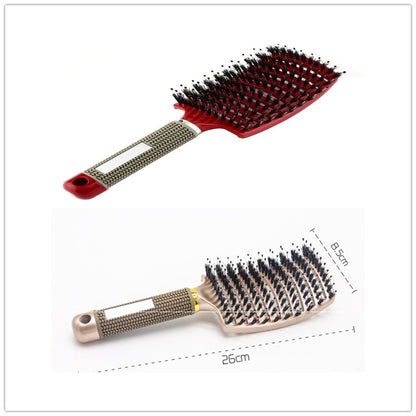 anti tangle hair brush
