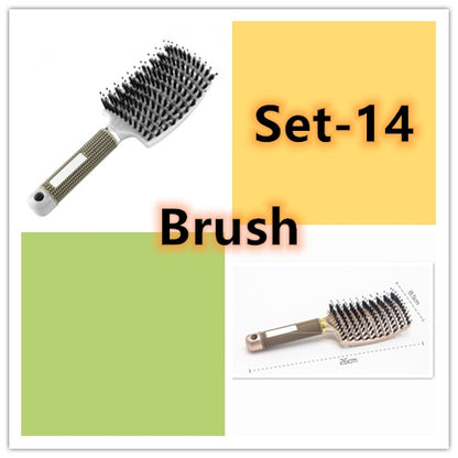 anti tangle hair brush