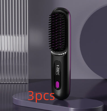 cordless straightening brush