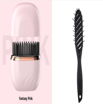 mini hair straightening comb wireless portable styling