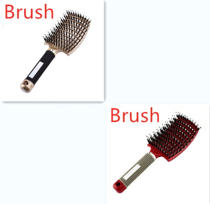 anti tangle hair brush