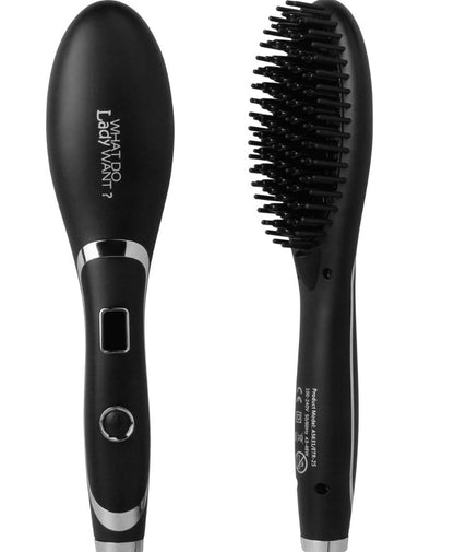 ceramic hair straightening brush