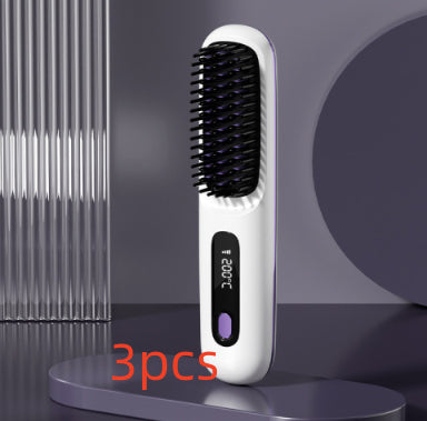 cordless straightening brush