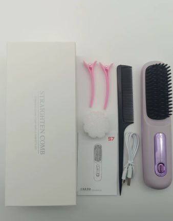 cordless straightening brush