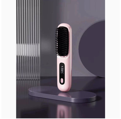 cordless straightening brush