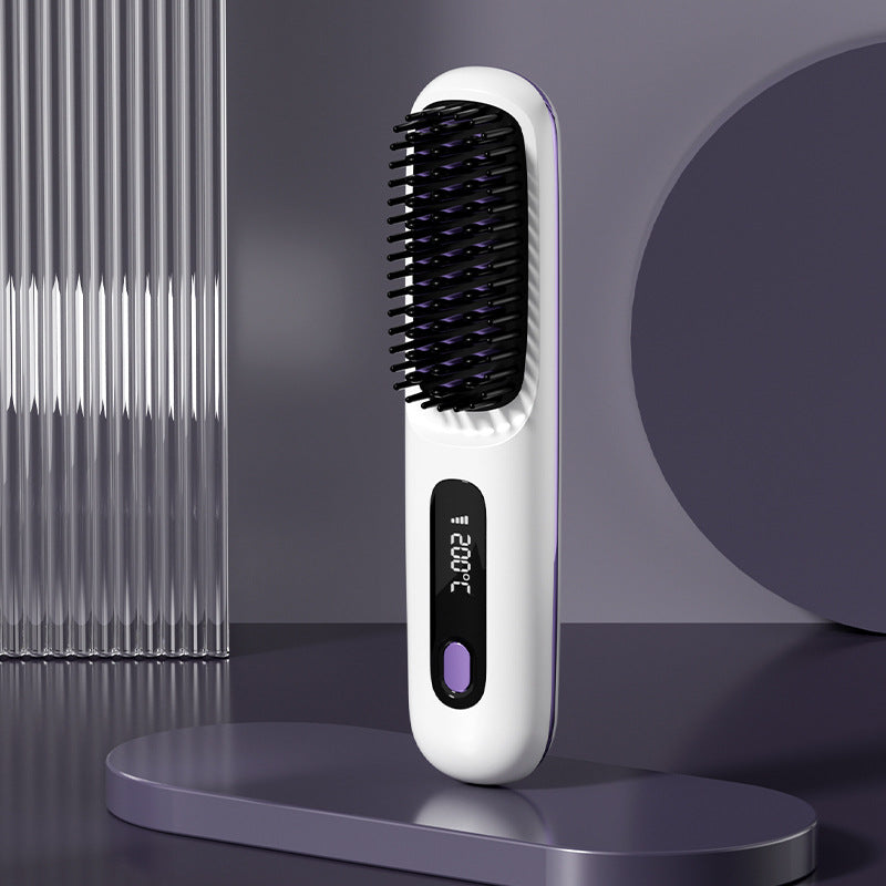 cordless straightening brush