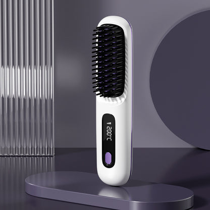 cordless straightening brush