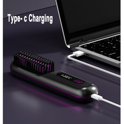 cordless straightening brush