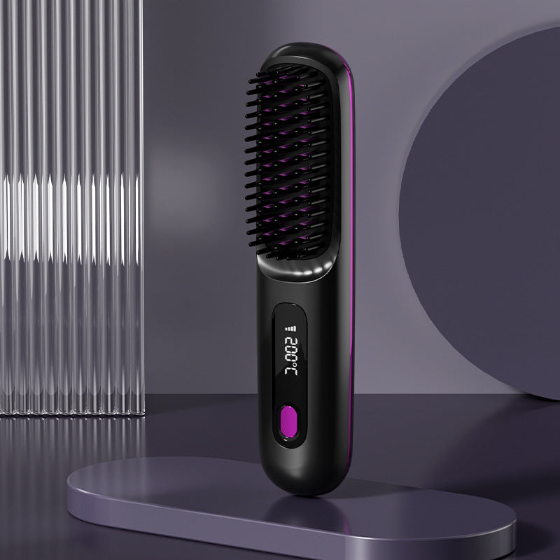 cordless straightening brush