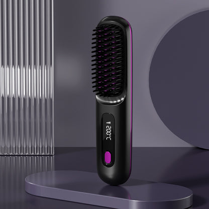 cordless straightening brush
