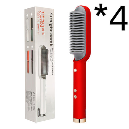 2-in-1 hair straightener comb
