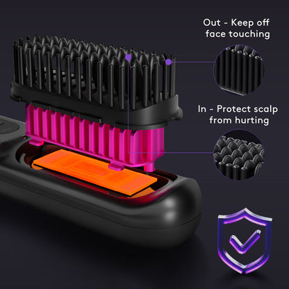 cordless straightening brush