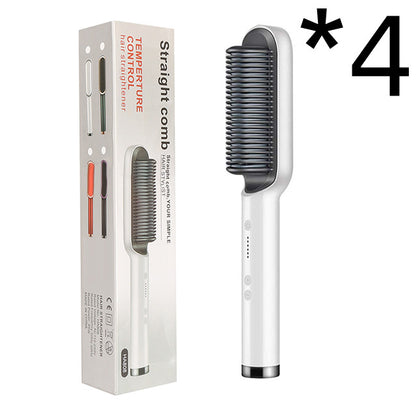 2-in-1 hair straightener comb