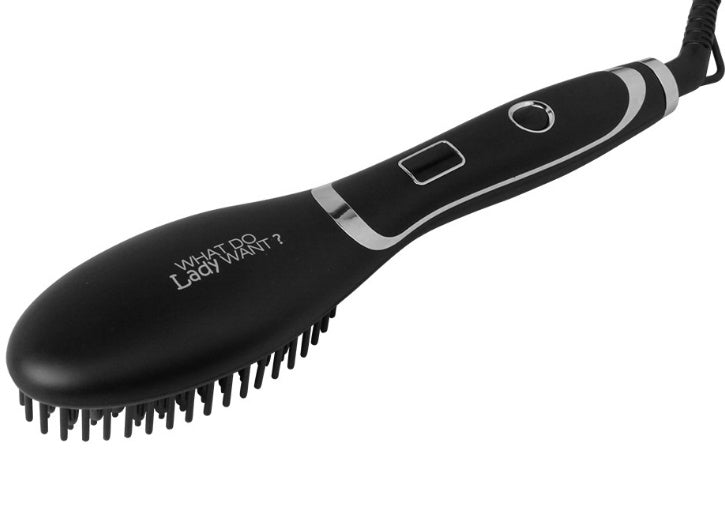 ceramic hair straightening brush