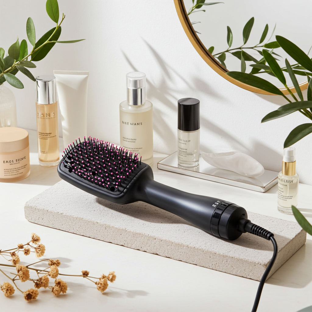Virelia AirGlow Pro — 3-in-1 Hair Dryer Brush
