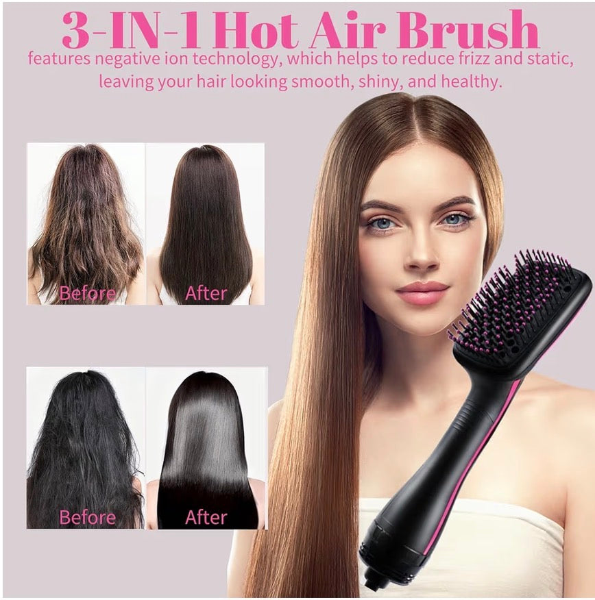 3-in-1 hair dryer brush