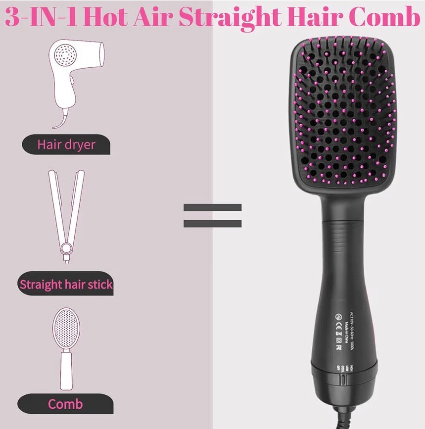 3-in-1 hair dryer brush