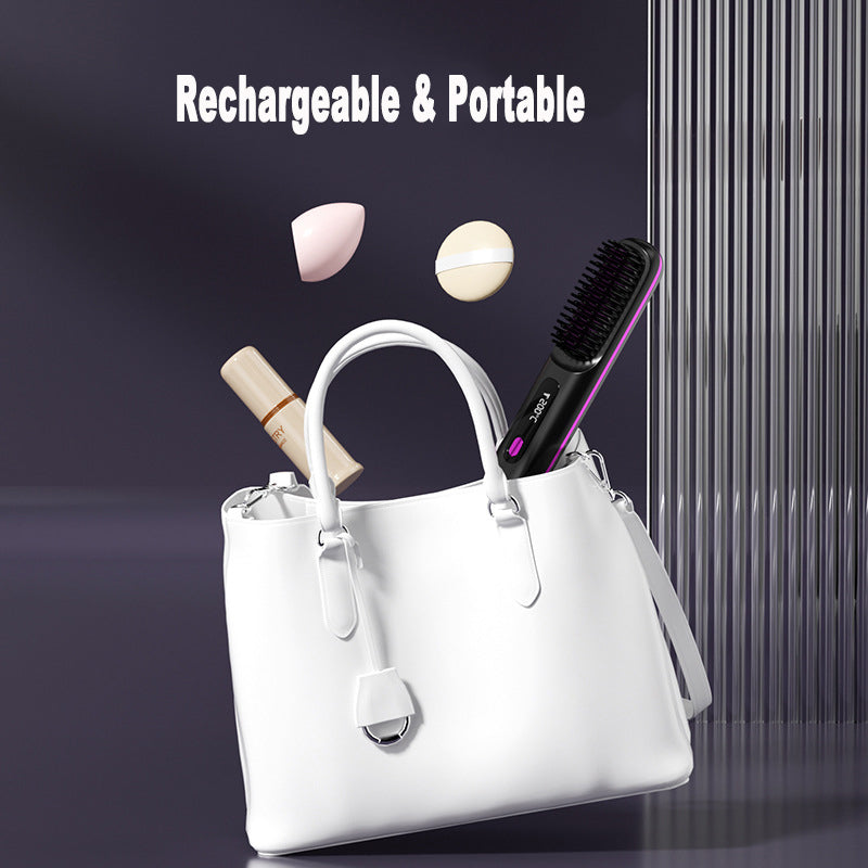 cordless straightening brush