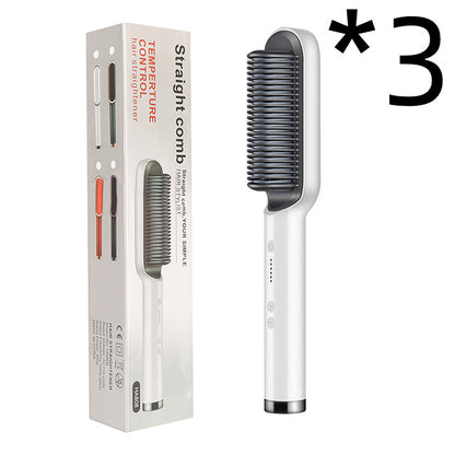2-in-1 hair straightener comb