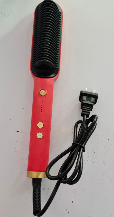 2-in-1 hair straightener comb