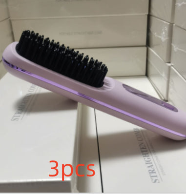 cordless straightening brush