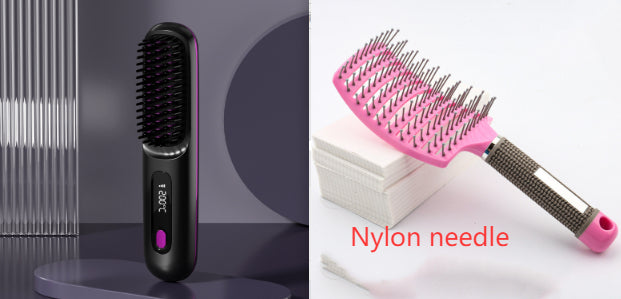 cordless straightening brush
