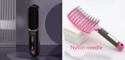 cordless straightening brush