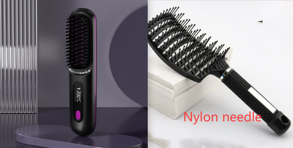cordless straightening brush