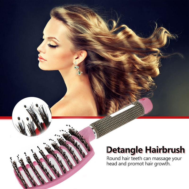 anti tangle hair brush