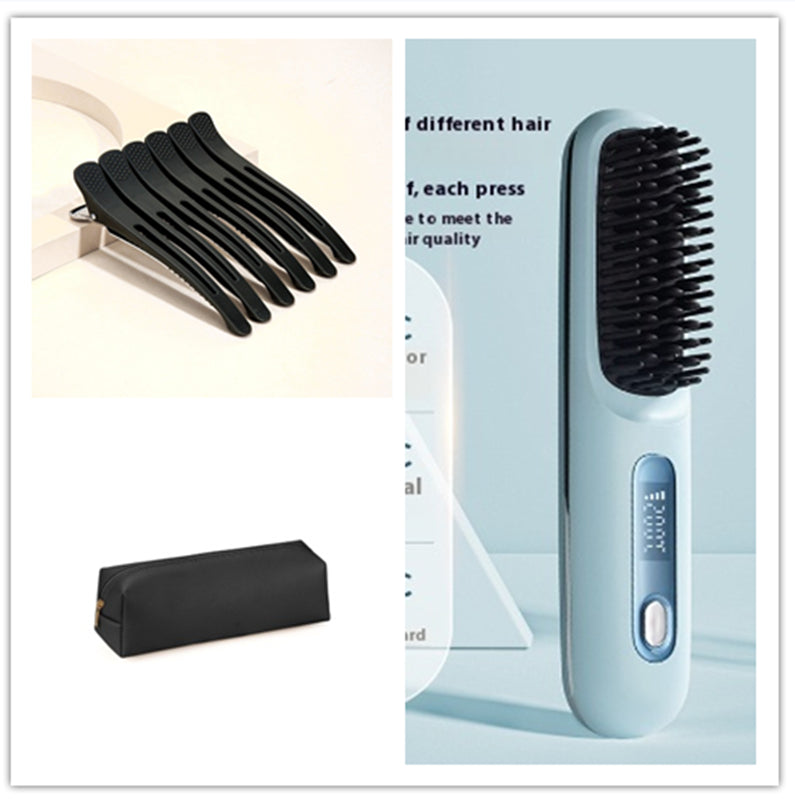 cordless straightening brush