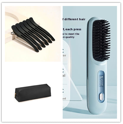 cordless straightening brush