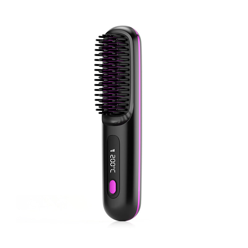 cordless straightening brush